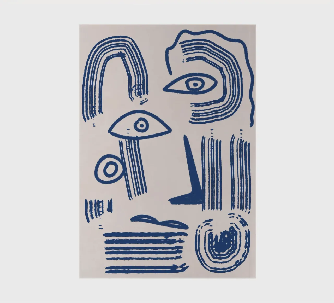 Line abstraction 09 notebook by Little Dean