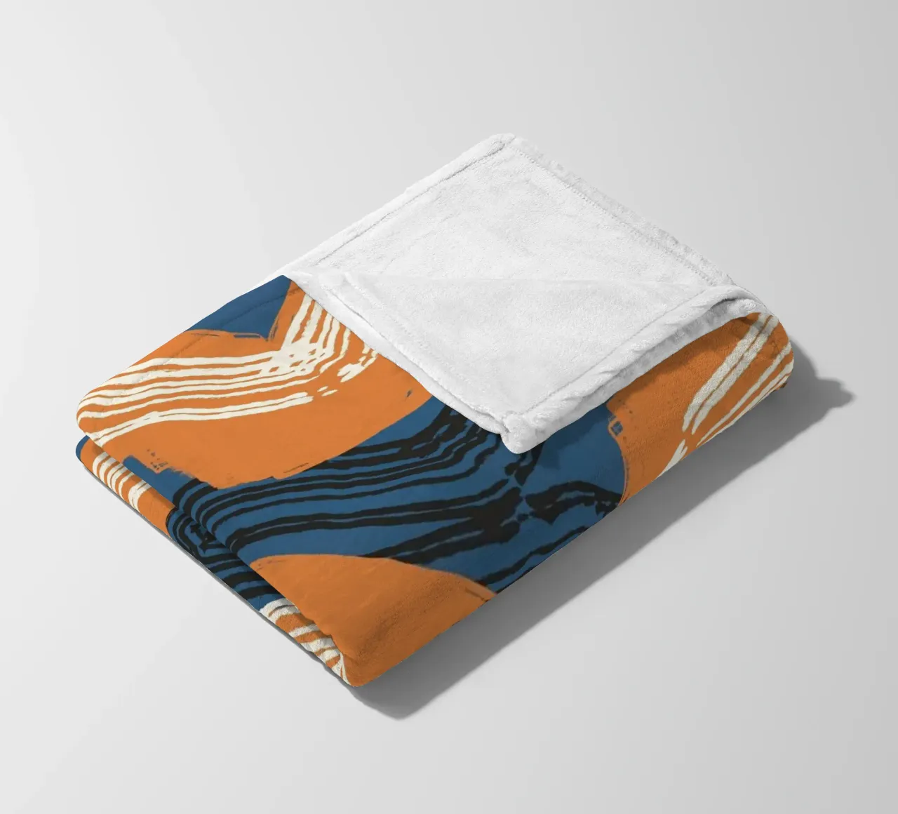 Astrazione delle linee 11 coperta in pile da Little Dean
