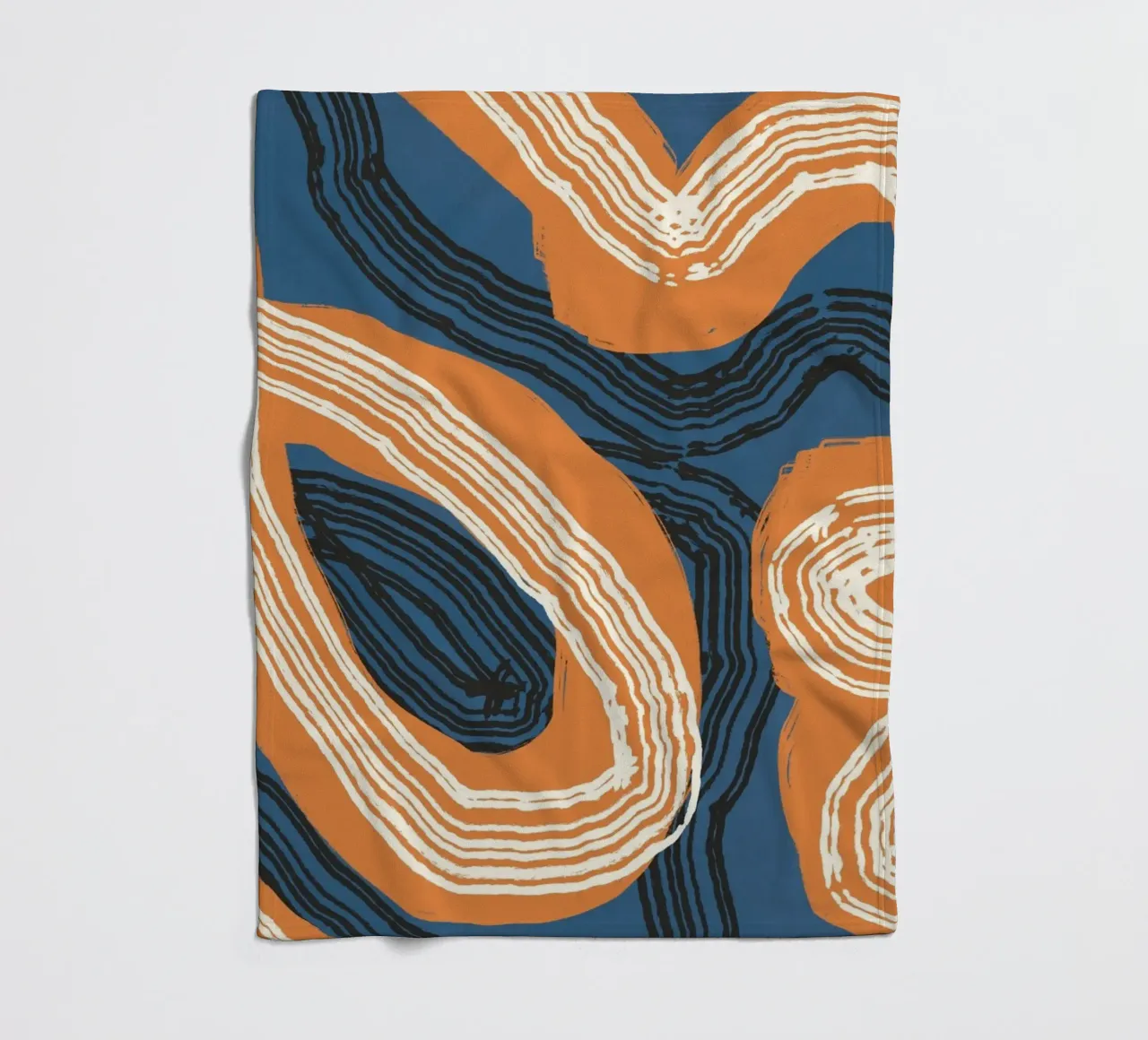 Astrazione delle linee 11 coperta in pile da Little Dean