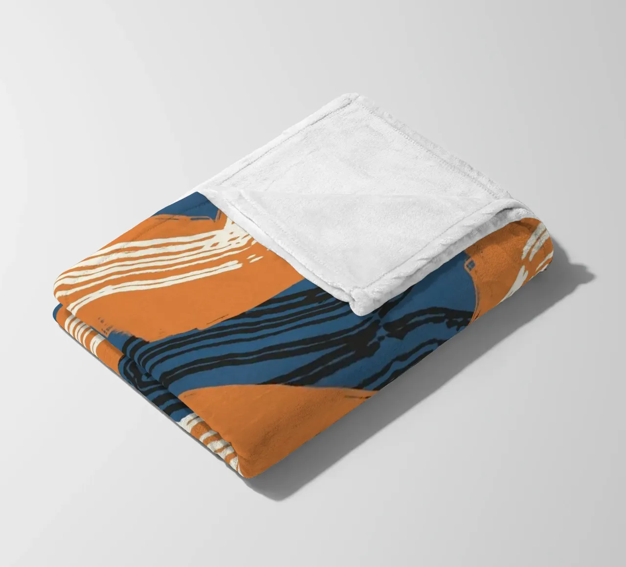 Astrazione delle linee 11 coperta in pile da Little Dean