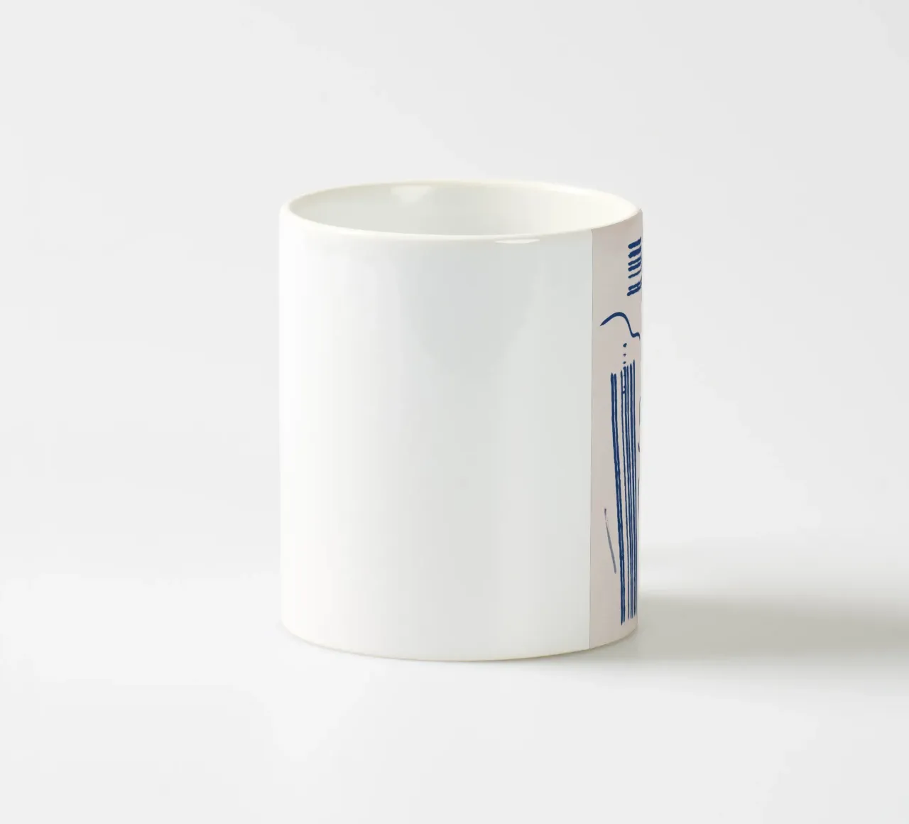Astrazione delle linee 12 tazza in ceramica da Little Dean