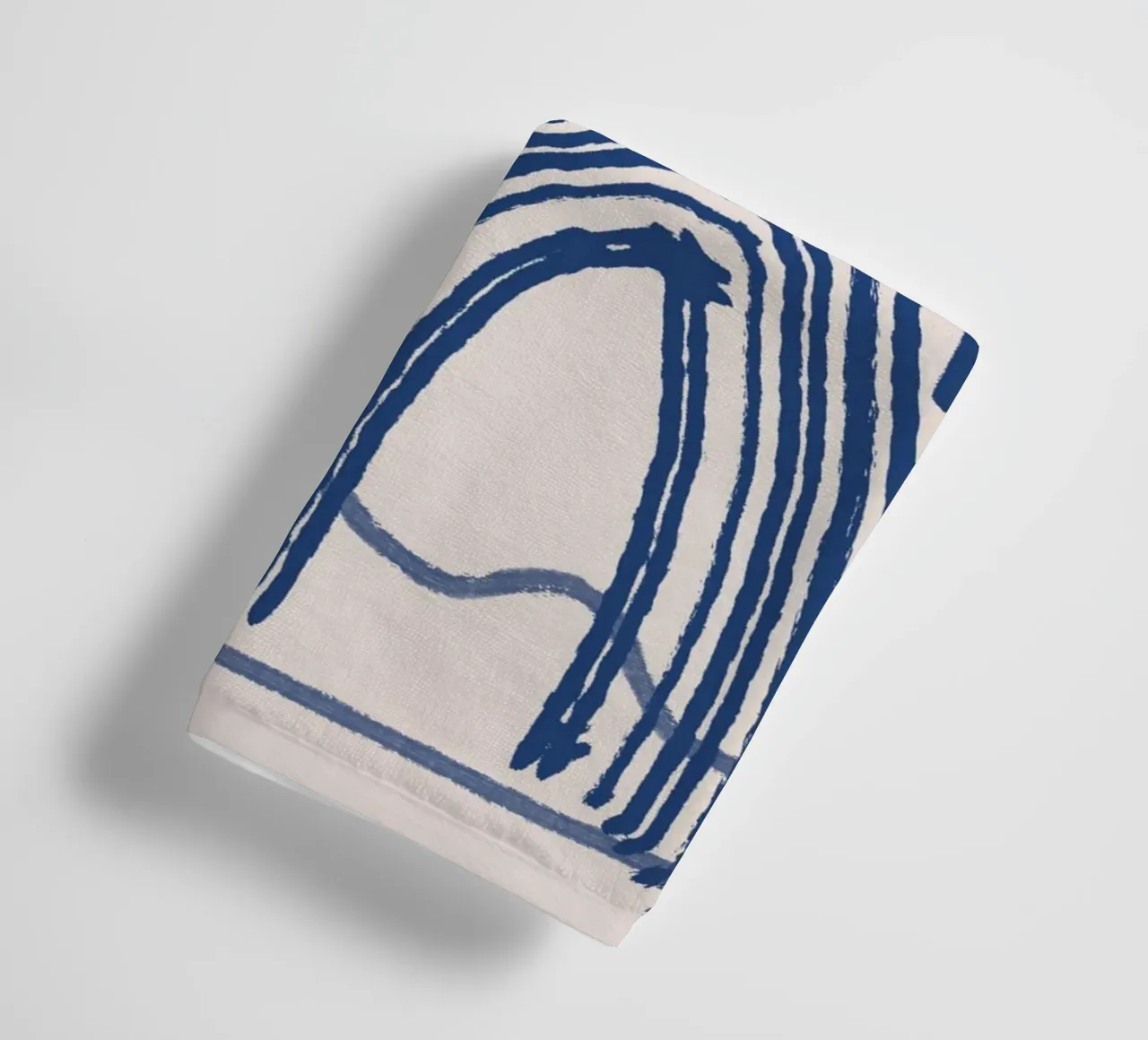 Line abstraction 12 towel by Little Dean