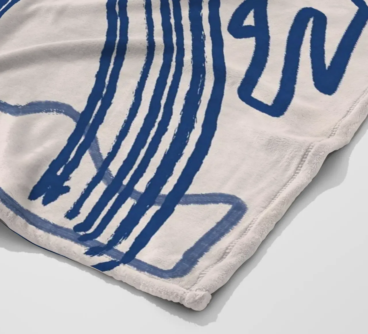 Astrazione delle linee 12 coperta in pile da Little Dean