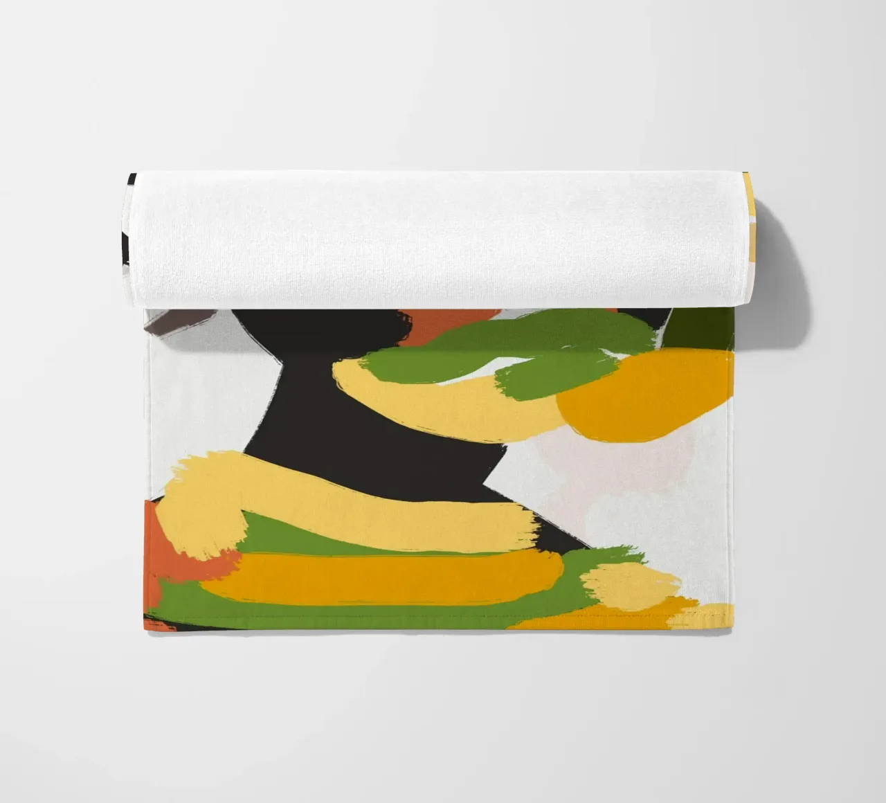 Ritratto a macchie di colore 04 telo mare da Little Dean