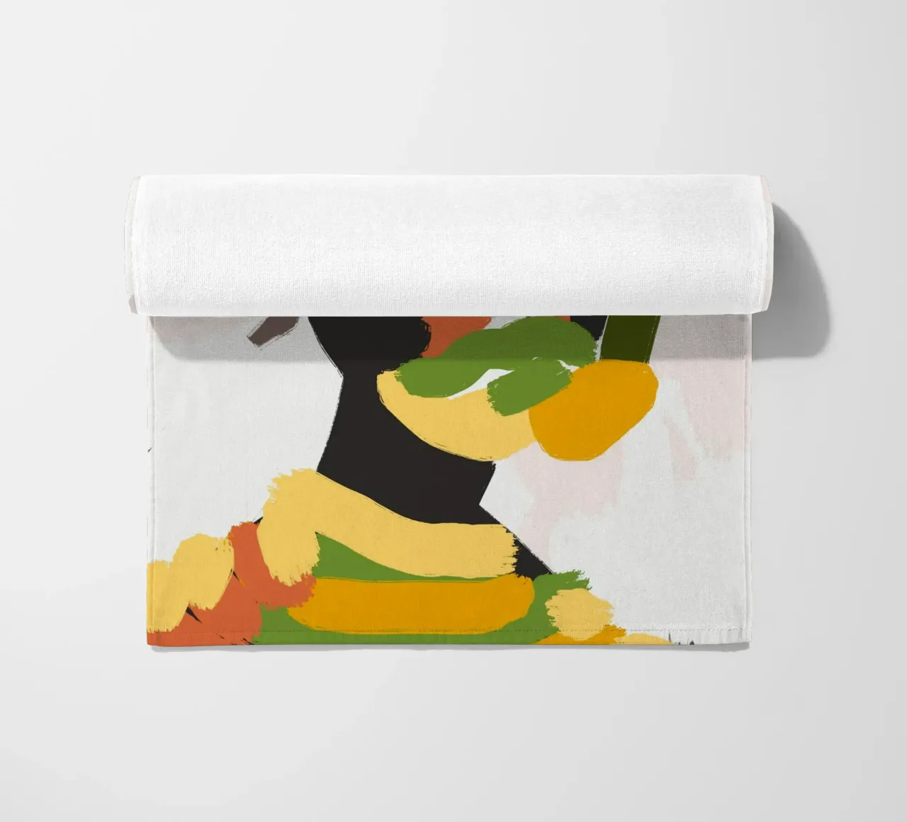 Ritratto a macchie di colore 04 telo mare da Little Dean