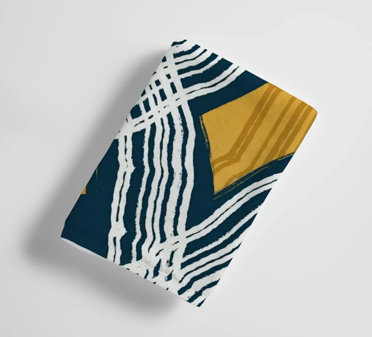 Line abstraction 13 towel by Little Dean