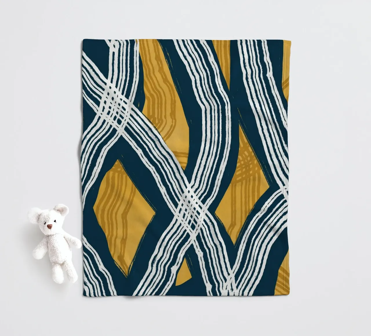 Astrazione delle linee 13 coperta in pile da Little Dean