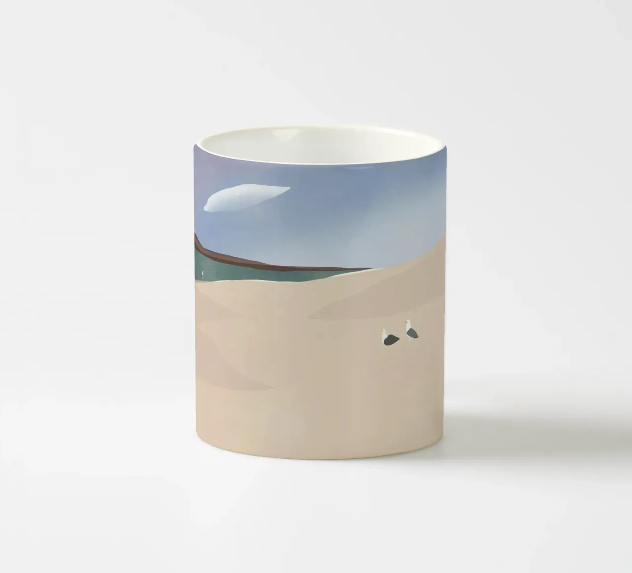 Gabbiano e nuvola tazza in ceramica da Little Dean