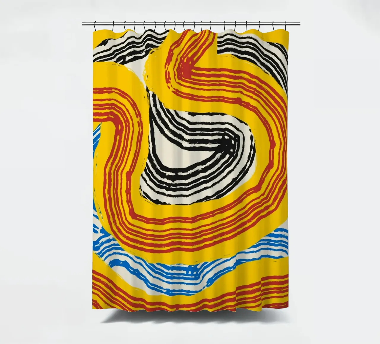 Astrazione delle linee 14 tenda da doccia da Little Dean