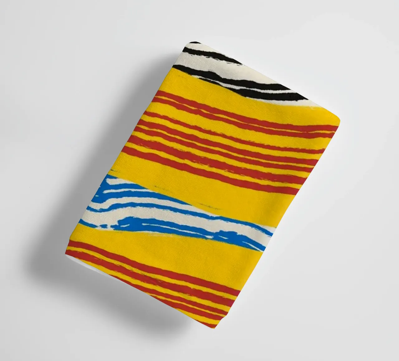 Line abstraction 14 towel by Little Dean