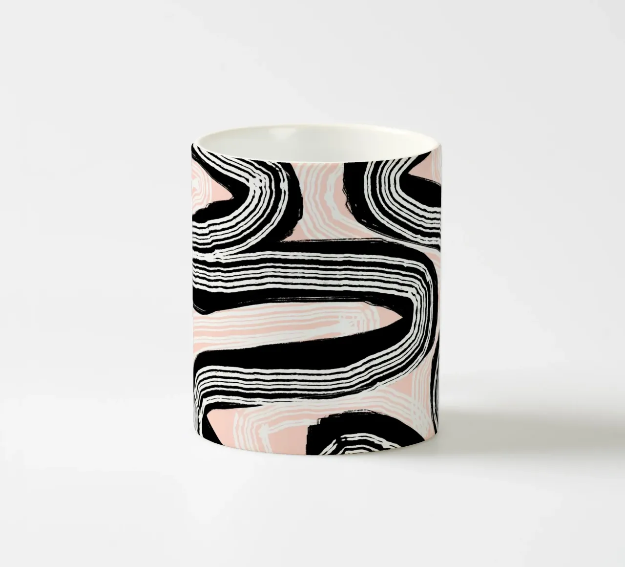 Astrazione delle linee 15 tazza in ceramica da Little Dean