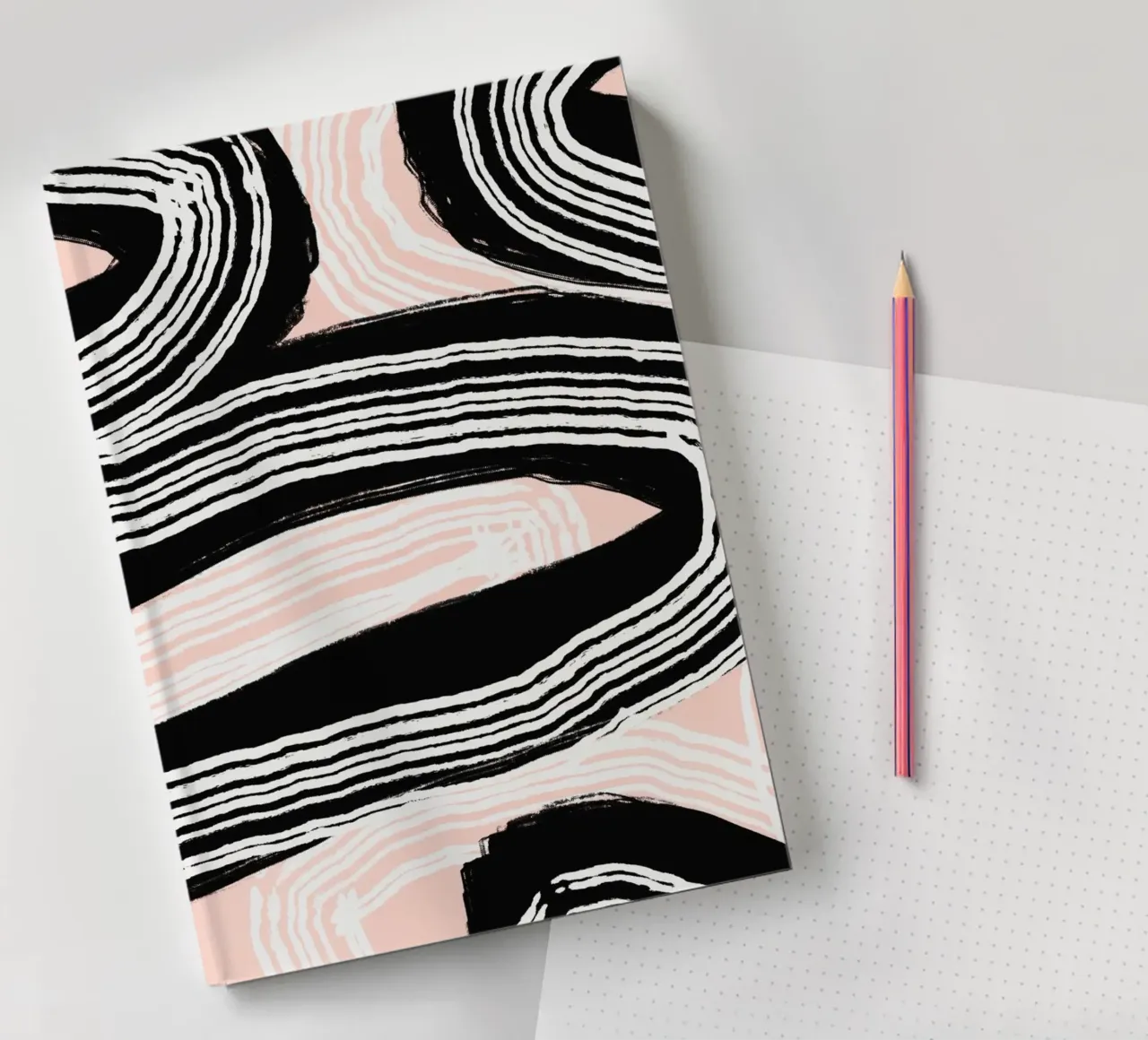 Line abstraction 15 notebook by Little Dean