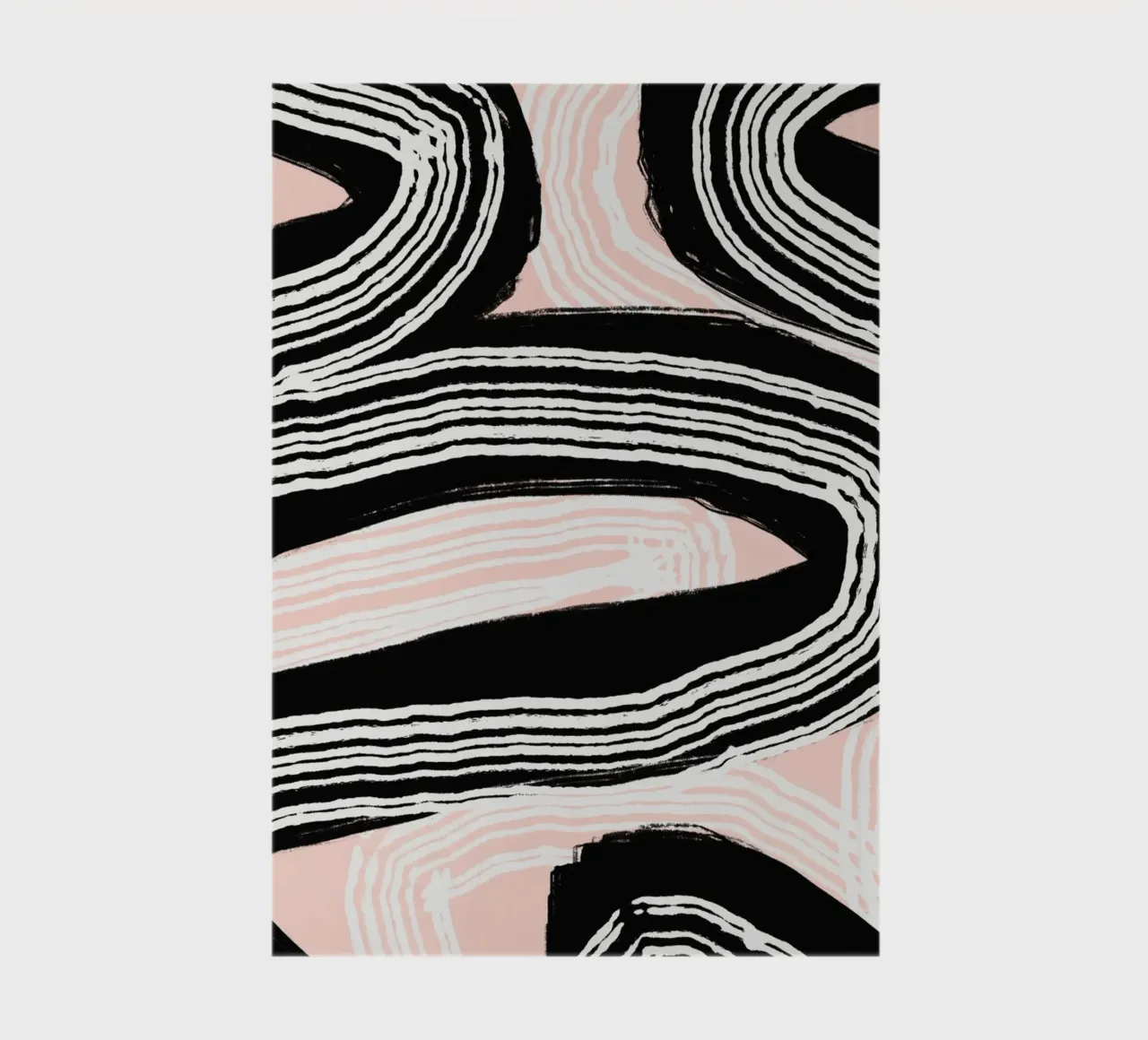 Line abstraction 15 notebook by Little Dean