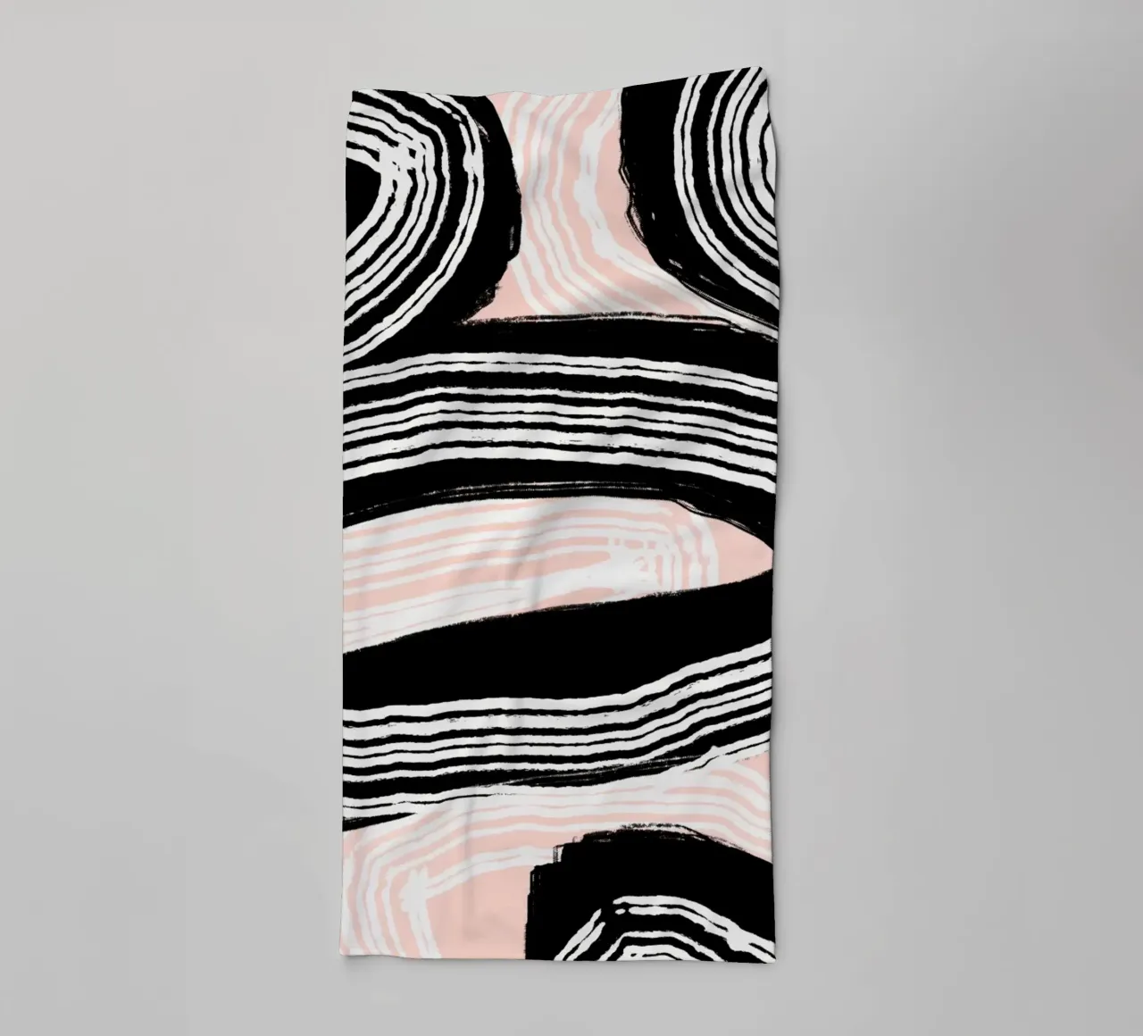 Line abstraction 15 towel by Little Dean