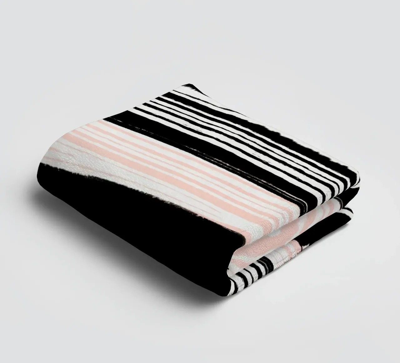 Line abstraction 15 towel by Little Dean