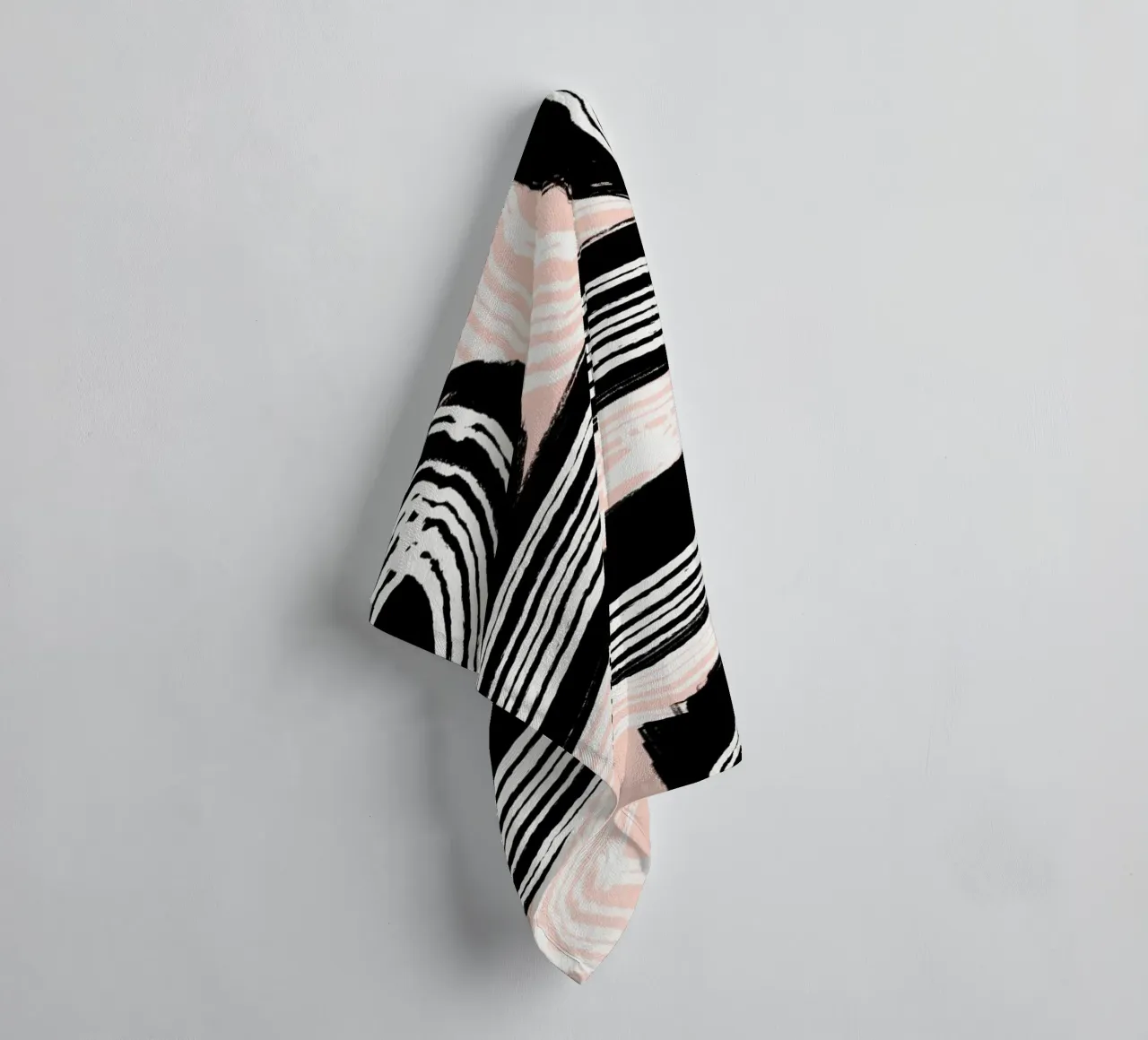 Line abstraction 15 towel by Little Dean