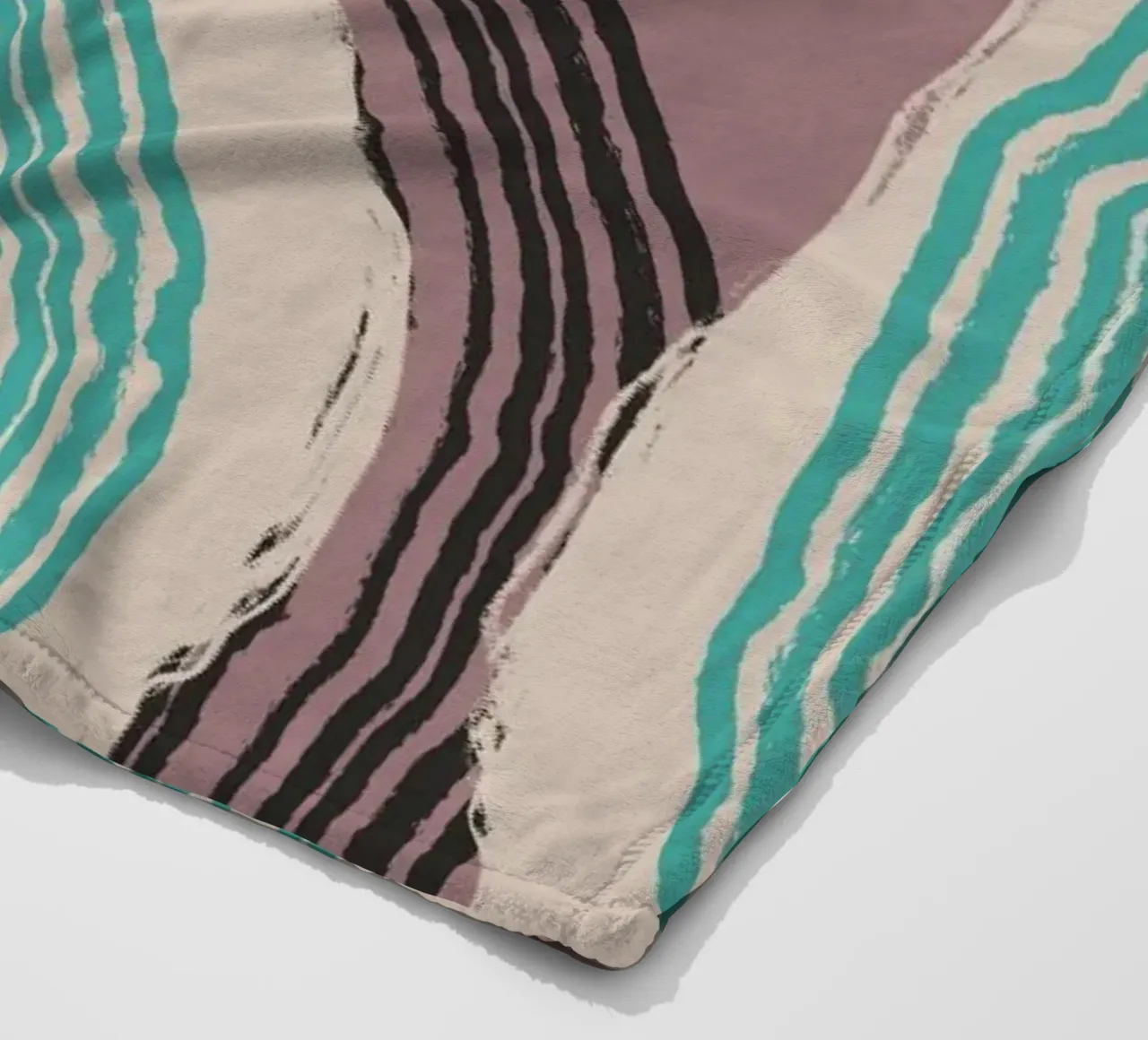 Astrazione delle linee 16 coperta in pile da Little Dean