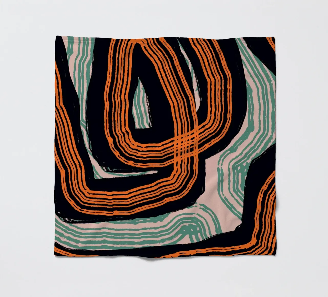 Astrazione delle linee 17 coperta in pile da Little Dean