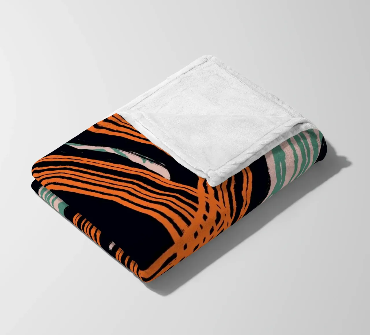 Astrazione delle linee 17 coperta in pile da Little Dean