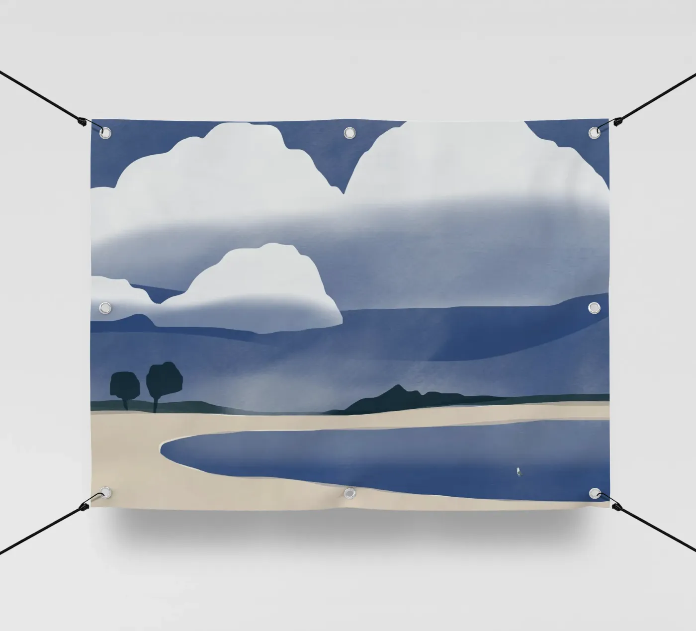 Vast cloudscape pvc cover by Little Dean