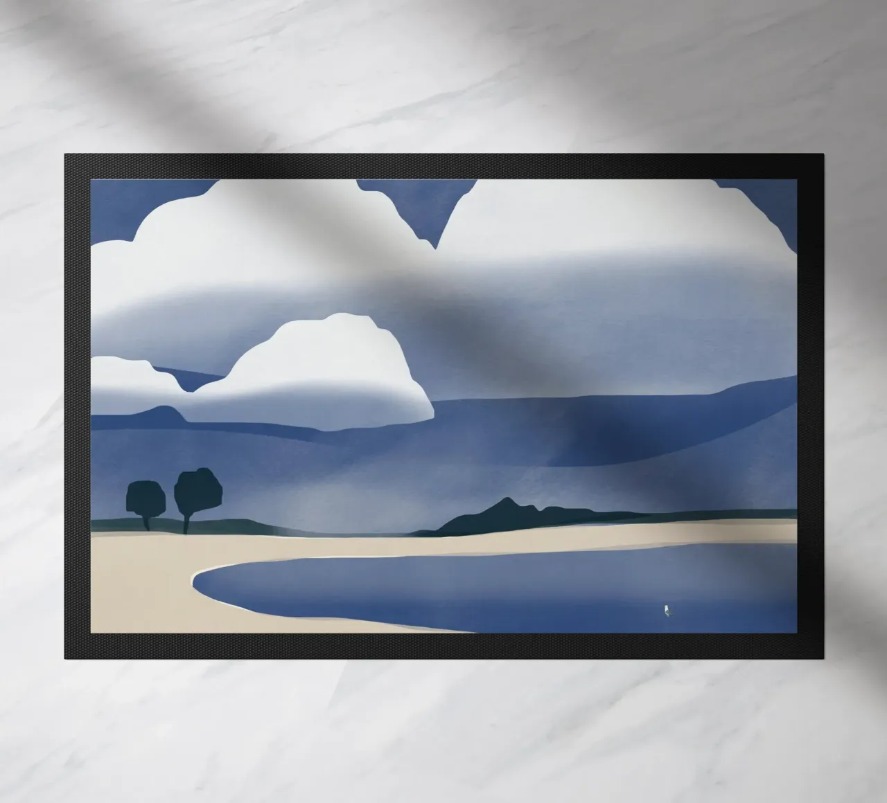 Vast cloudscape doormat by Little Dean