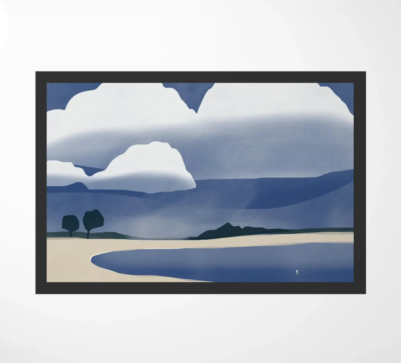 Vast cloudscape doormat by Little Dean