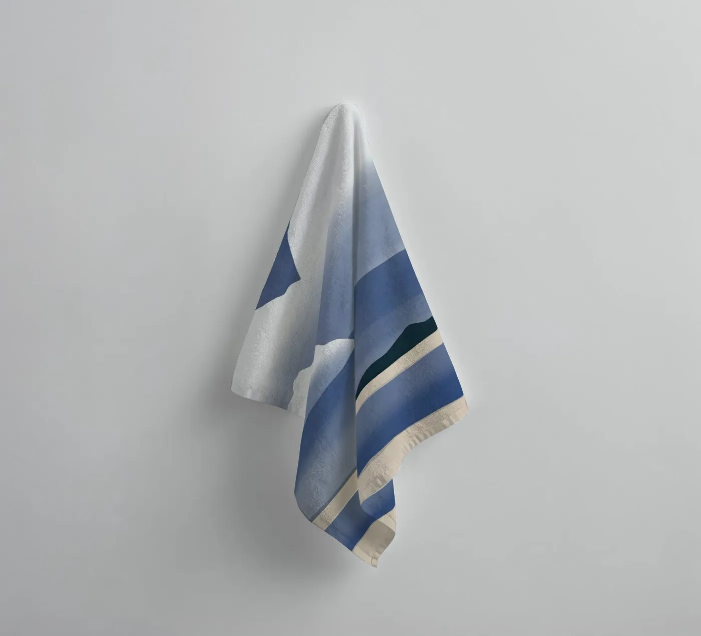 Vast cloudscape towel by Little Dean