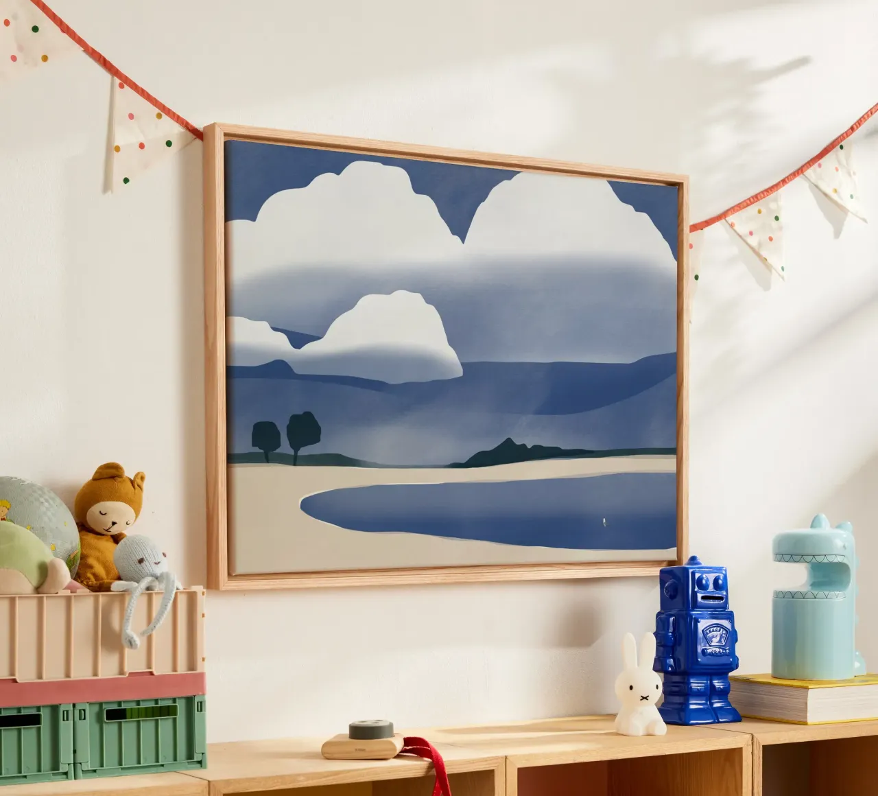 Vast cloudscape canvas by Little Dean