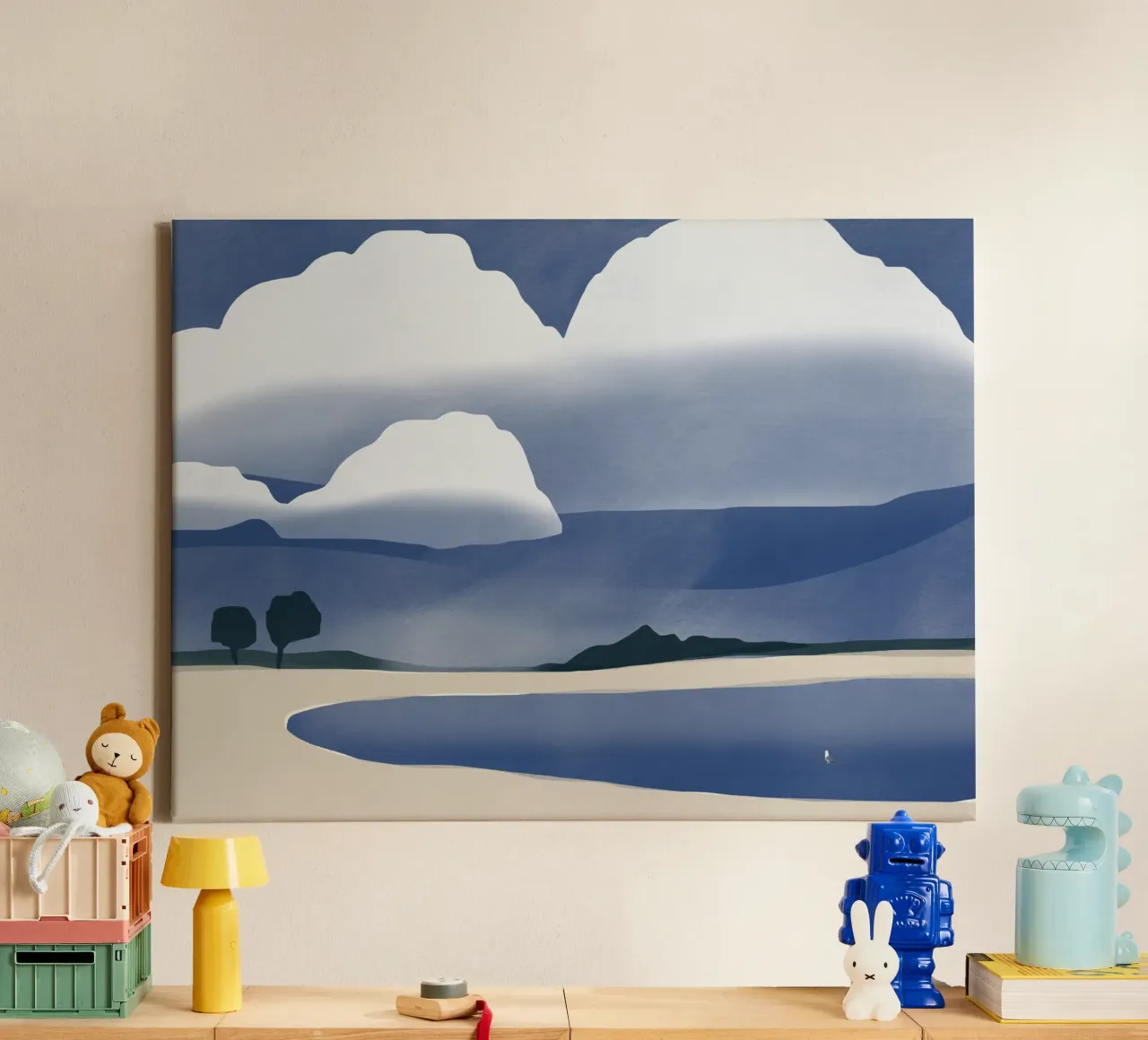 Vast cloudscape canvas by Little Dean