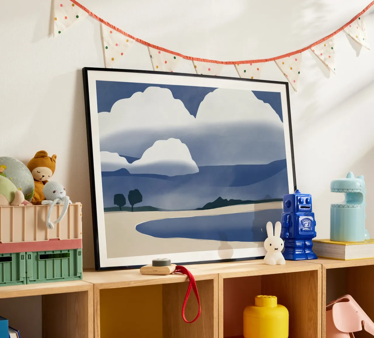 Vast cloudscape poster by Little Dean