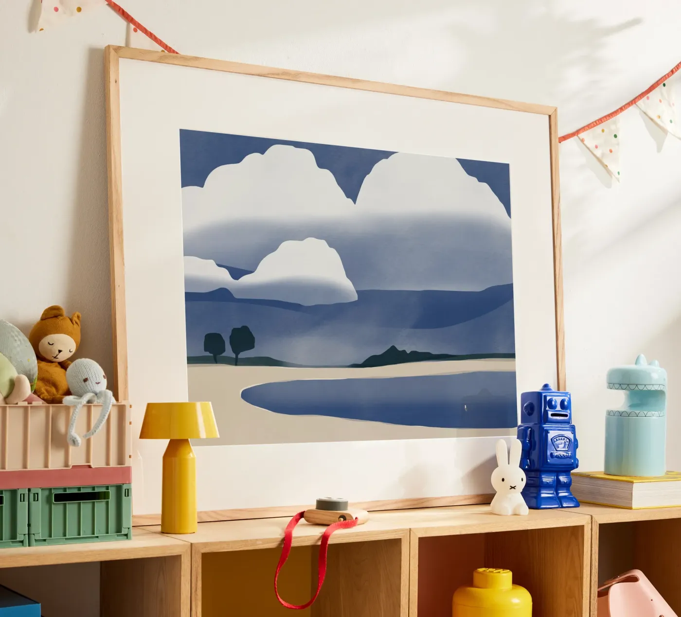 Vast cloudscape poster by Little Dean