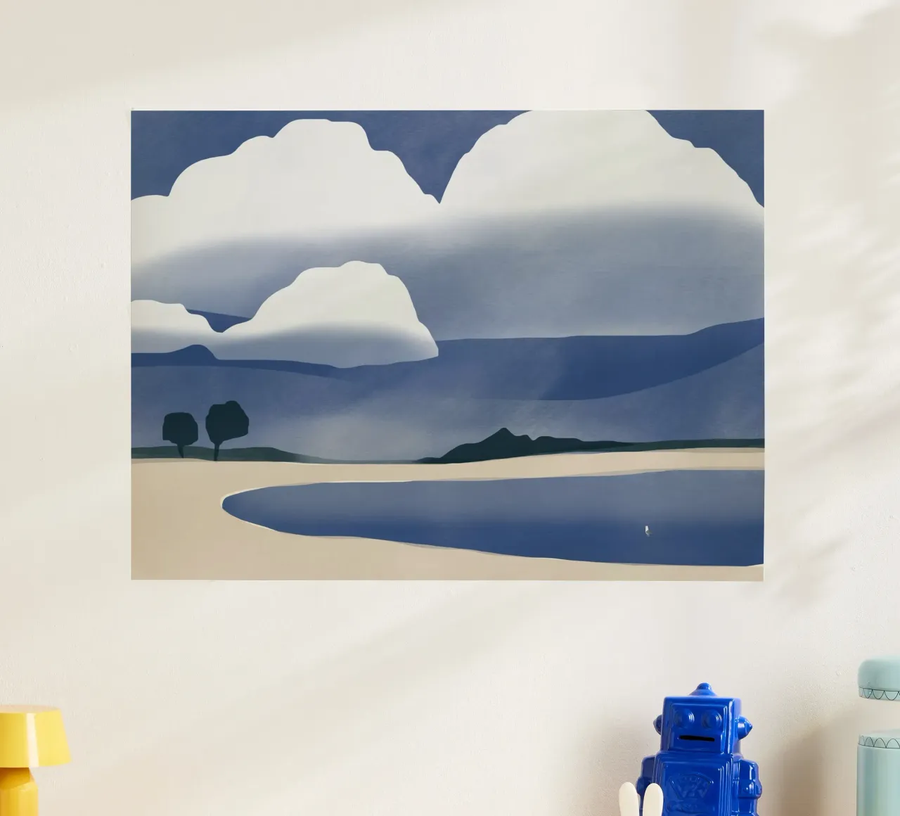 Vast cloudscape poster by Little Dean