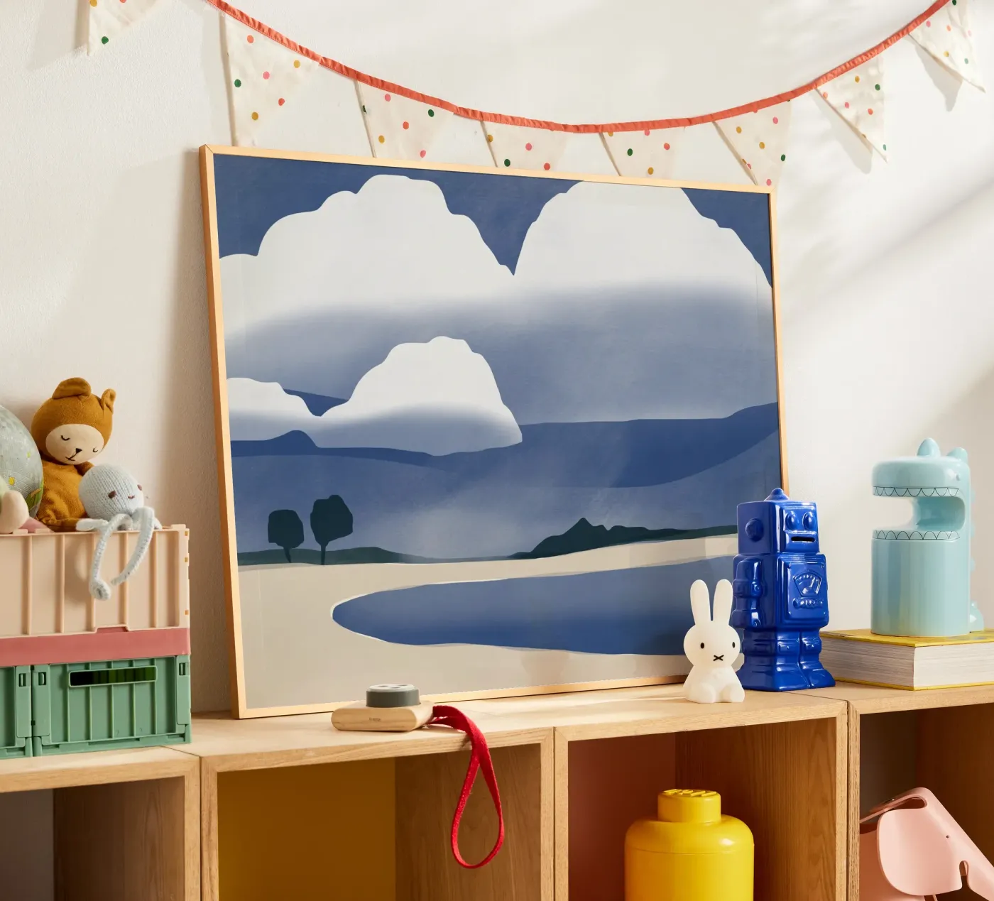 Vast cloudscape poster by Little Dean