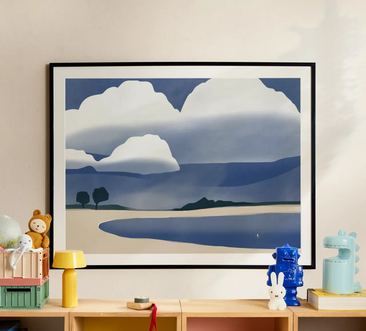 Vast cloudscape poster by Little Dean