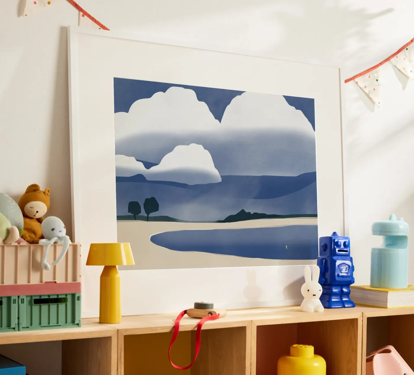 Vast cloudscape poster by Little Dean