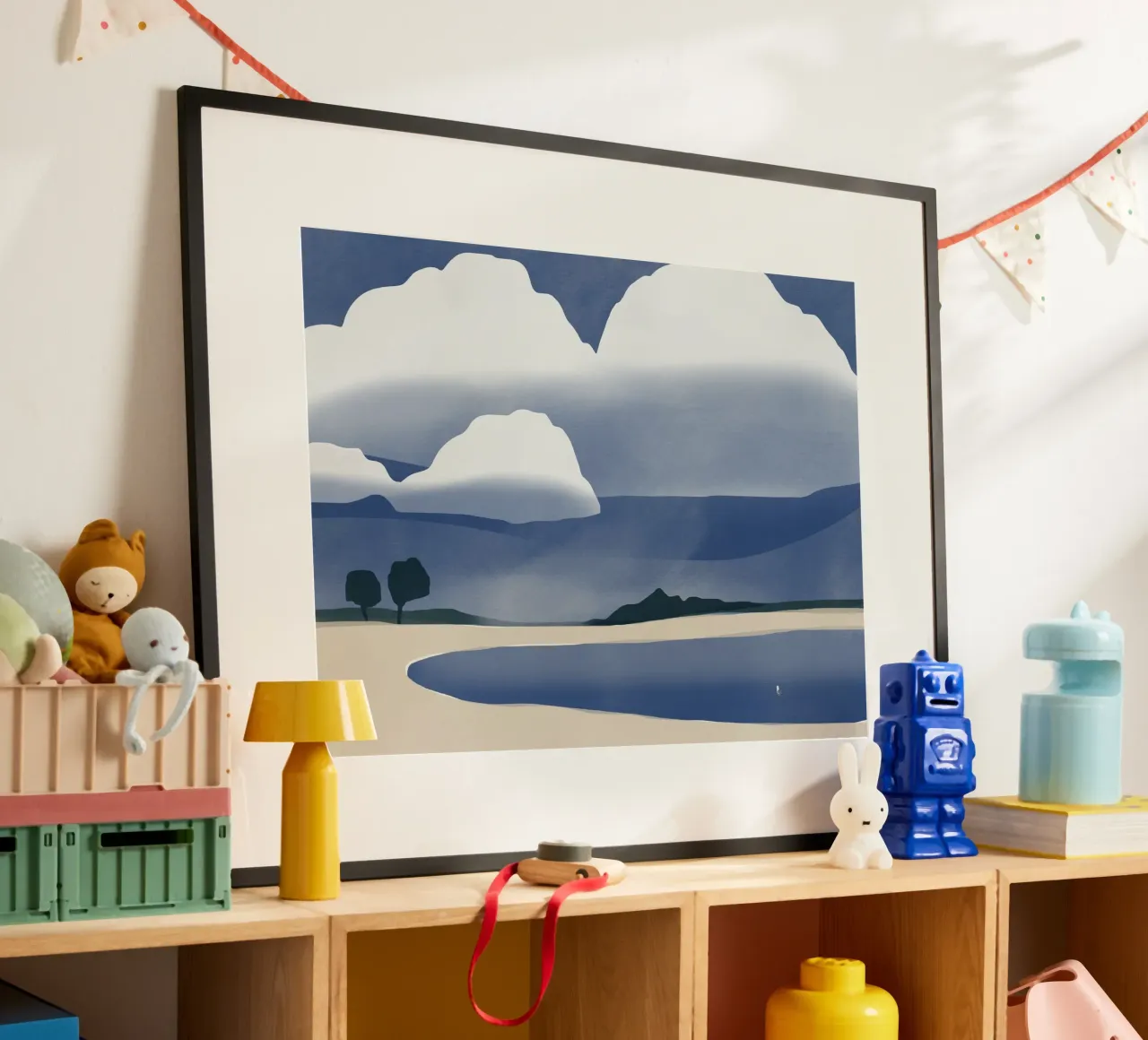 Vast cloudscape poster by Little Dean