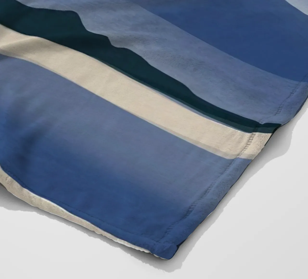 Vast cloudscape fleece blanket by Little Dean