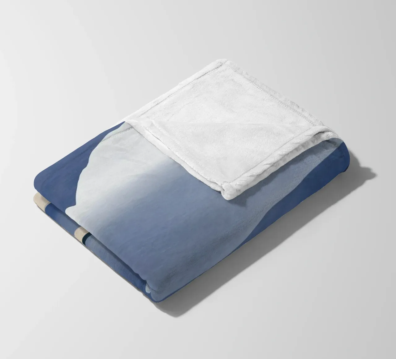 Vast cloudscape fleece blanket by Little Dean