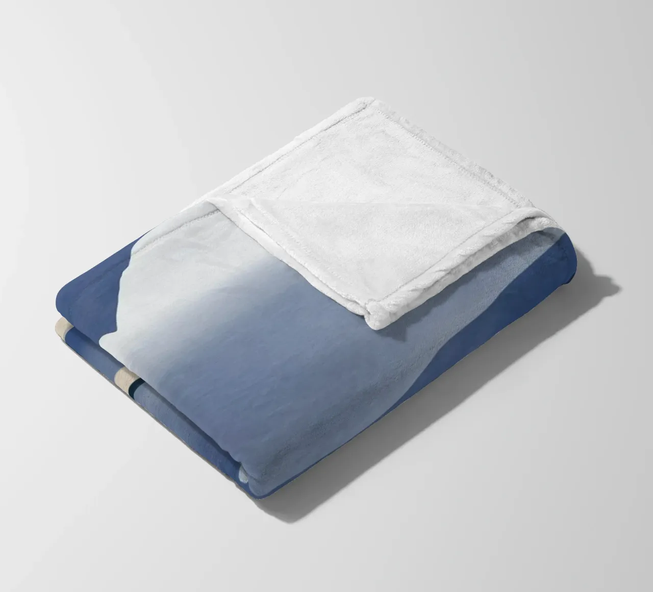 Vast cloudscape fleece blanket by Little Dean