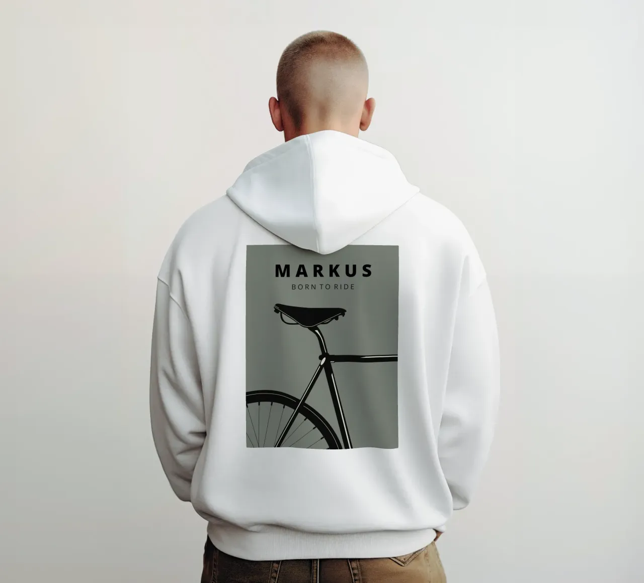 Bike felpa con cappuccio da Kartenliebe