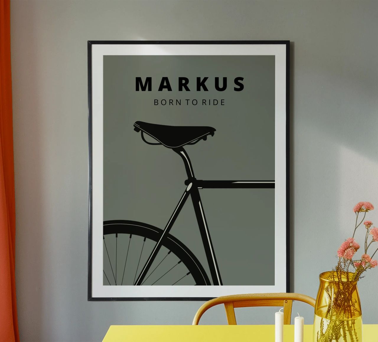 Bike Poster von Kartenliebe
