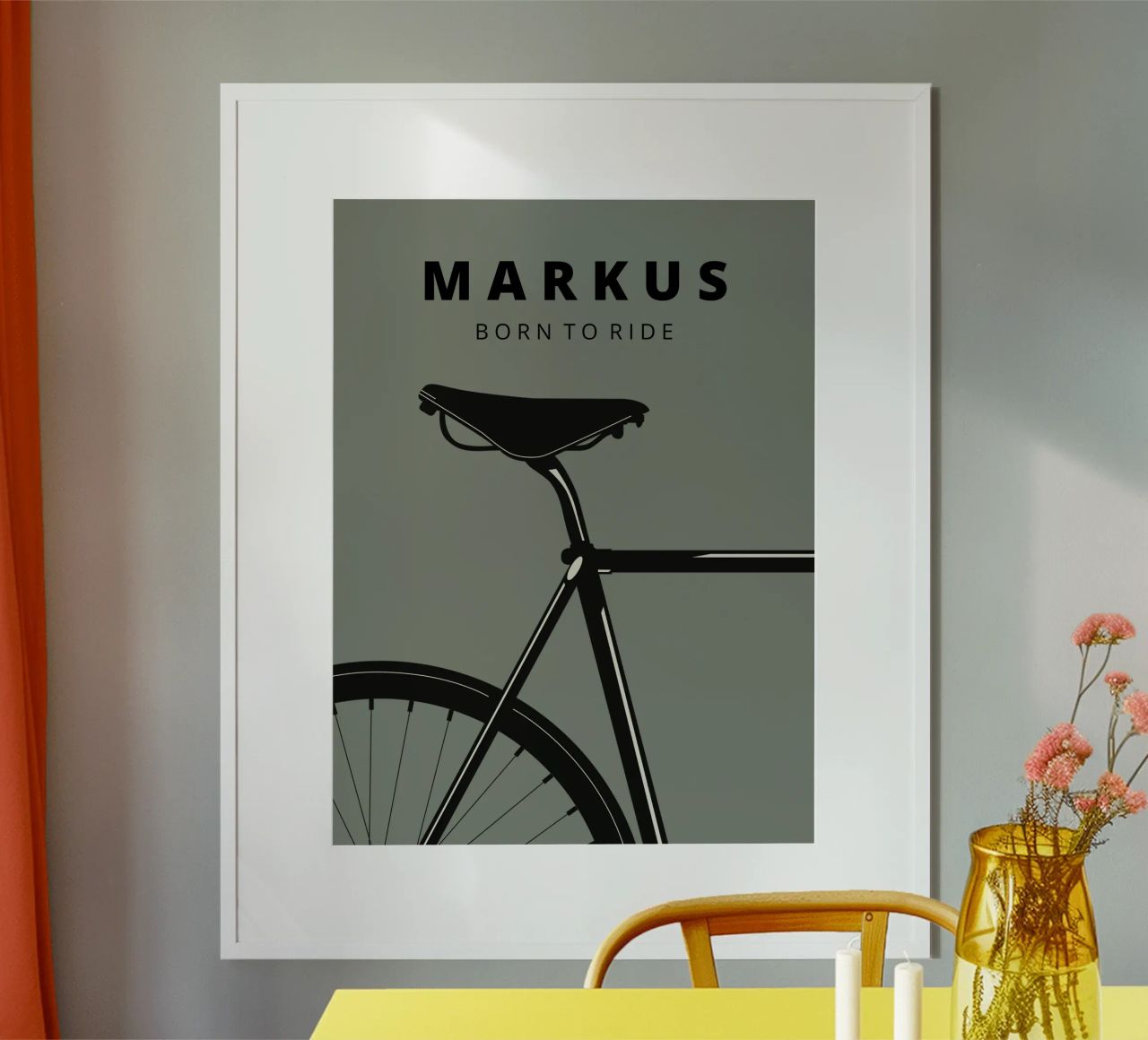 Bike Poster von Kartenliebe