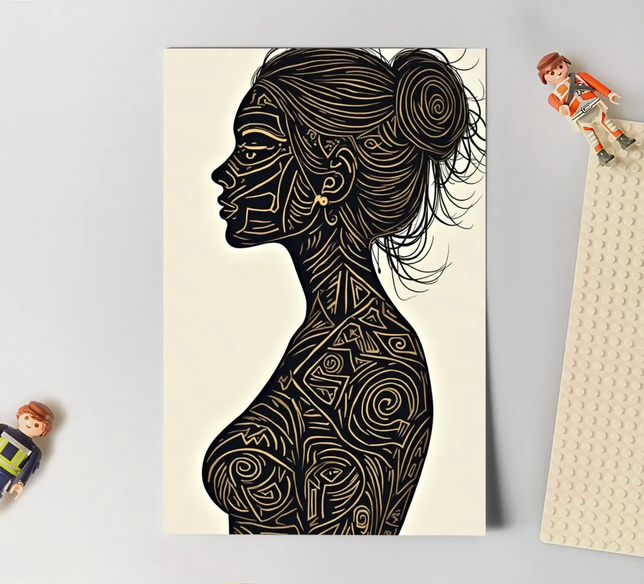 Abstammung in Gold 4 Stickerbogen von Dustlight Atelier