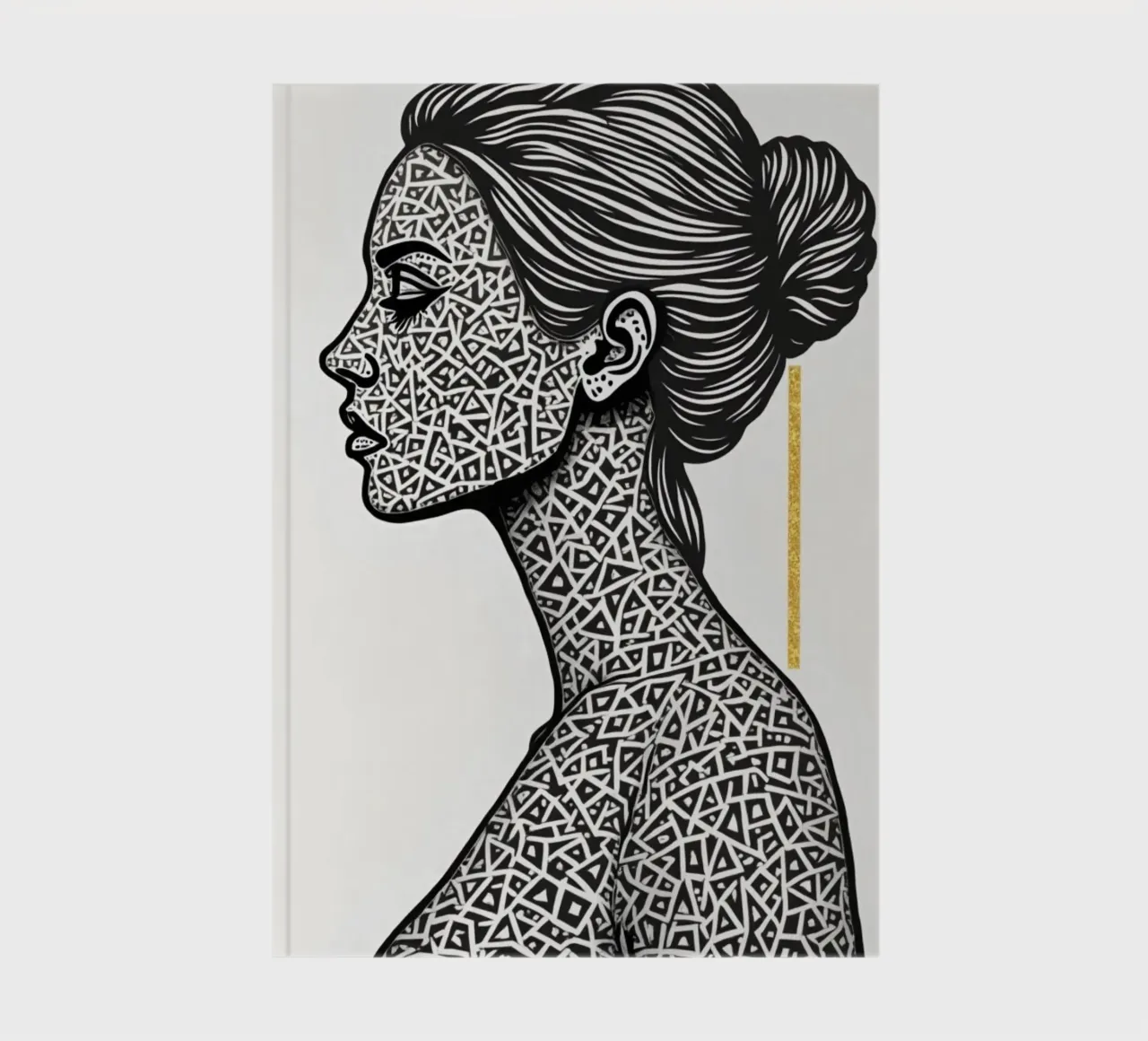 Lineage in Gold 6 notebook by Dustlight Atelier