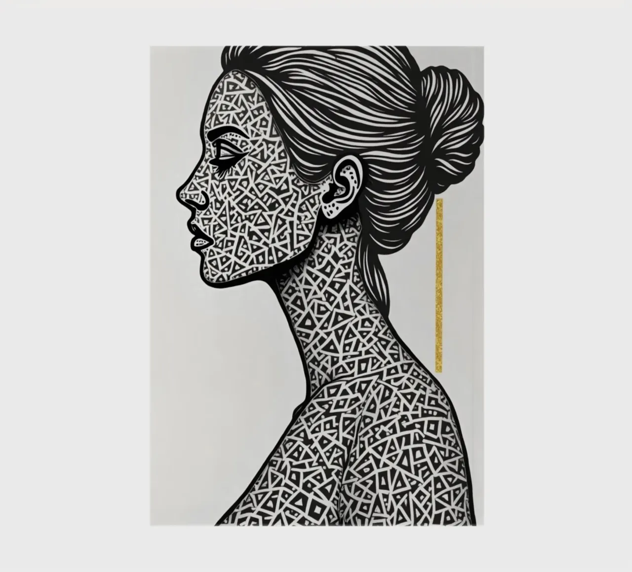 Lineage in Gold 6 notebook by Dustlight Atelier