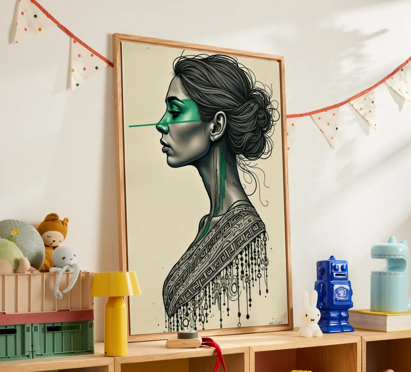 Lineage in Emerald 2 plexiglass da Dustlight Atelier