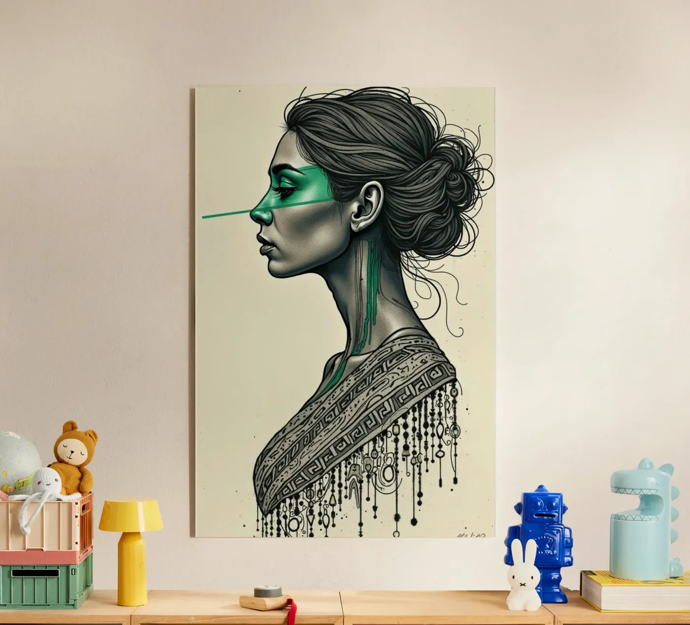 Lineage in Emerald 2 plexiglass da Dustlight Atelier