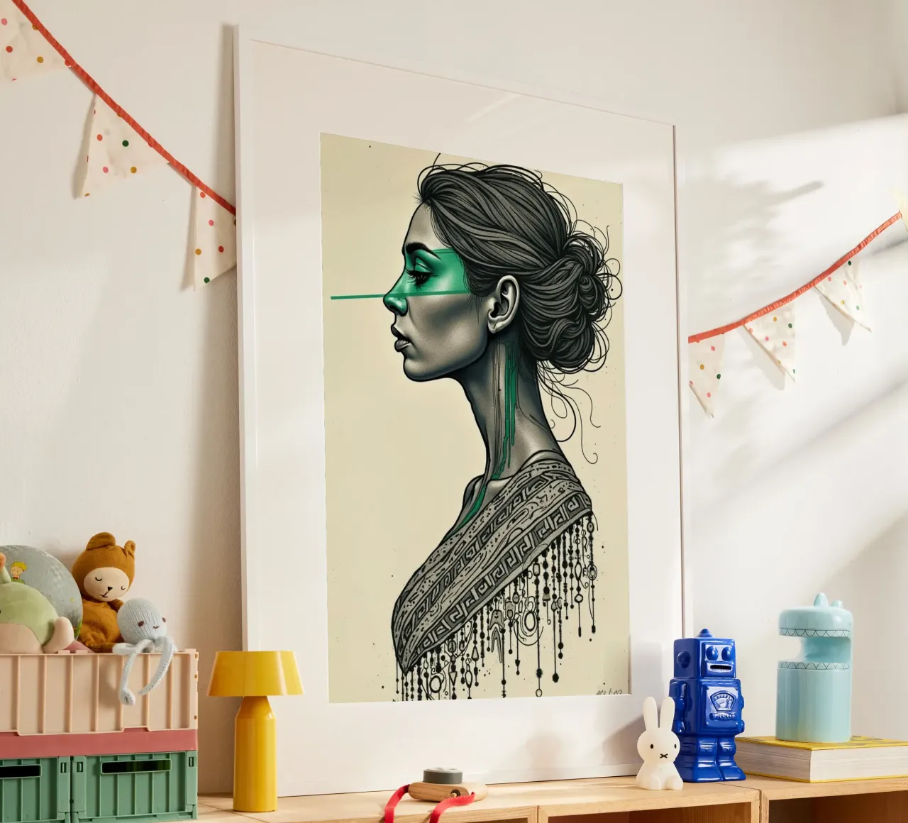 Lignaggio in Emerald 2 poster da Dustlight Atelier