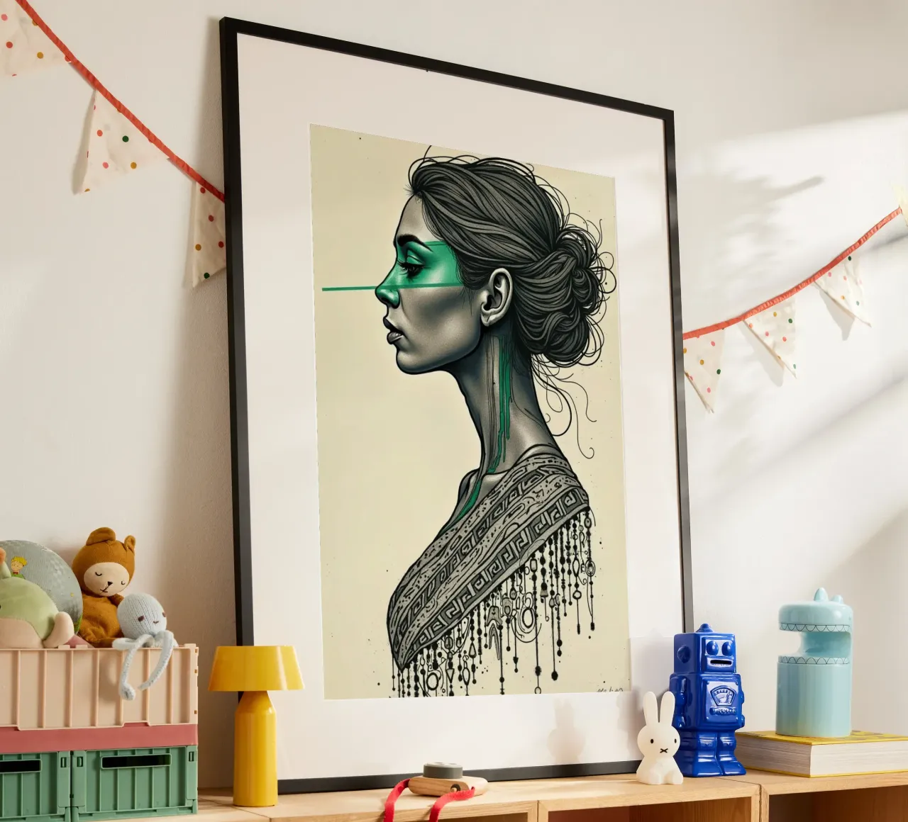 Lignaggio in Emerald 2 poster da Dustlight Atelier
