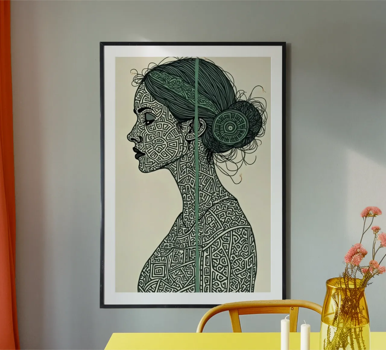 Lignaggio in Emerald 3 poster da Dustlight Atelier